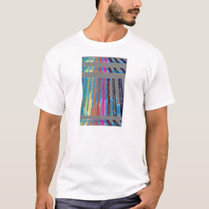 T-shirt Cascade CricketDiane d'arc-en-ciel de bande de
