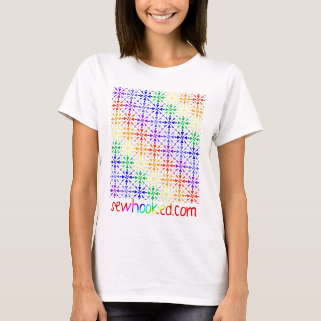 T-shirt Cascade d'arc-en-ciel de Zazzle (Devant)