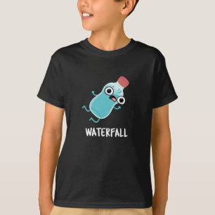 T-shirt Cascade Funny Water Pun Dark BG