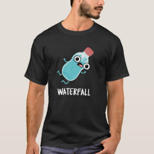 T-shirt Cascade Funny Water Pun Dark BG
