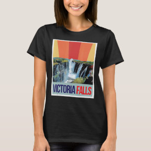 T-shirt Cascade Souvenir Afrique Victoria Falls Zimbabwe