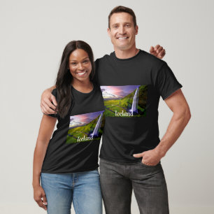 T-shirt Cascades Seljalandsfoss Islande 