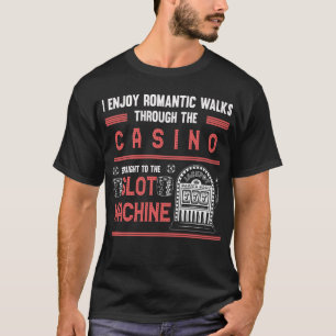 T-shirt Casino Lover Lucky Gambling Machine à fente