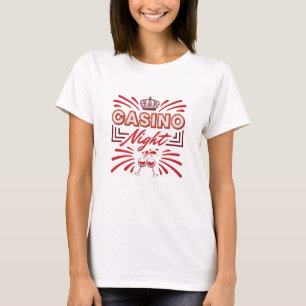 T-shirt Casino Night Party Gambling Lover