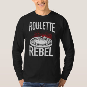 T-shirt Casino Rebel Roulette Dos Imprimé