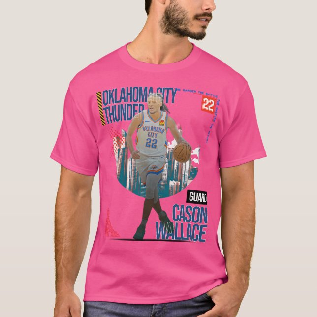 T-shirt Cason Wallace Basket Art Thunder 1 (Devant)