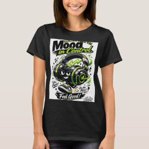T-shirt Casque audio Mood in Control Femme Coton Biologiqu