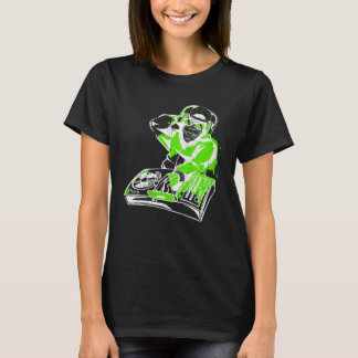T-shirt Casque audio singe lunettes de soleil fun musique