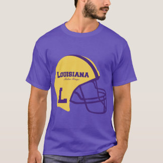 T-shirt Casque Baton Rouge LA surdimensionné
