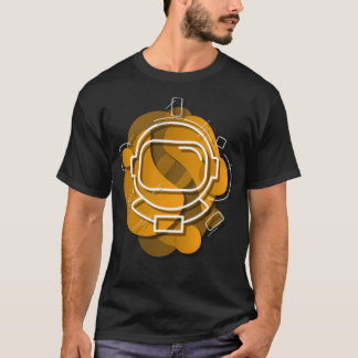 T-shirt Casque d'astronaute jaune