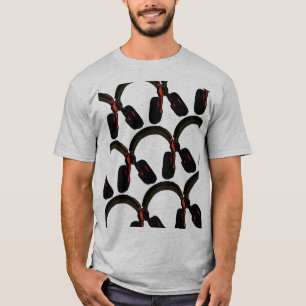 T-shirt casque de dj de musique