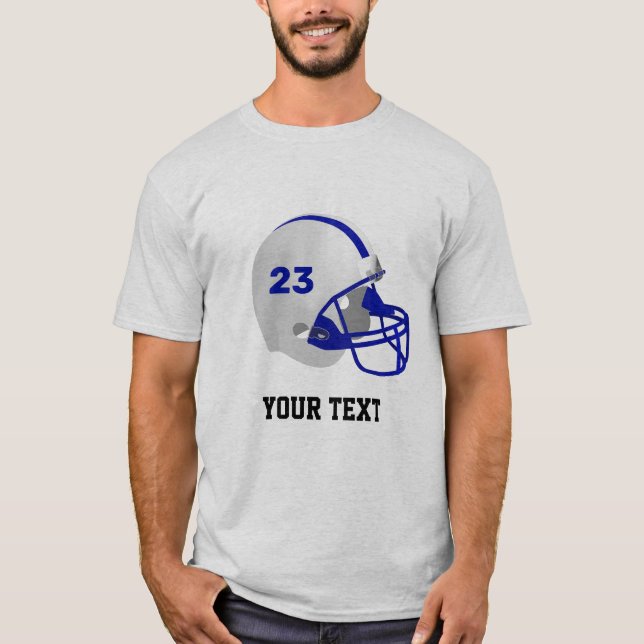T-shirt Casque de football américain personnalisé (Devant)