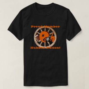 T-shirt Casque de football de la nation Hubber de Smethpor