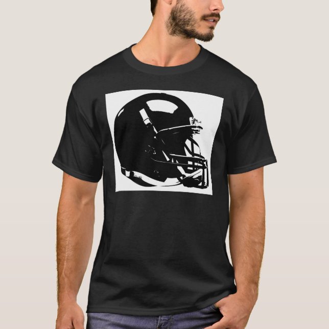 T-shirt Casque de football Pop Art (Devant)