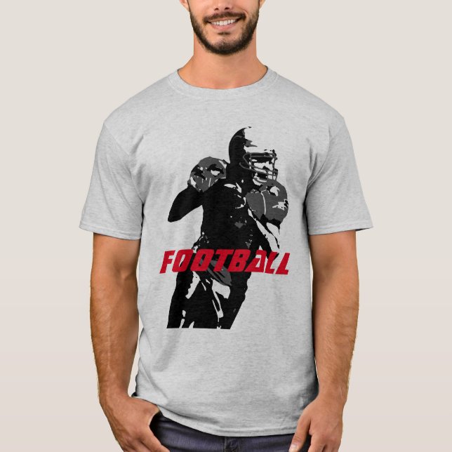 T-shirt casque de football pop art - Sports popula (Devant)