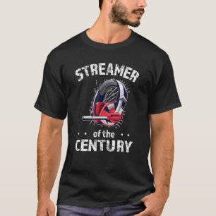 T-shirt Casque De Gaming Streamer Du Siècle Streamer