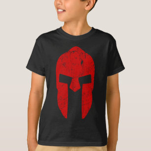 T-shirt Casque de guerrier spartiate Motivation de gym Spa