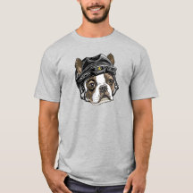Casque de hockey noir de Boston Terrier