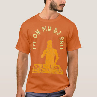 T-shirt Casque de mixage de mèmes de jockey cool Deejay