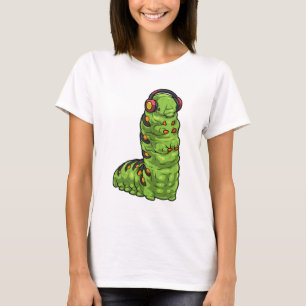 T-shirt Casque de musicien chenille musique