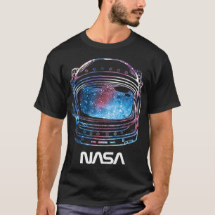 T-shirt Casque de remplissage Galaxy Lineart de la NASA