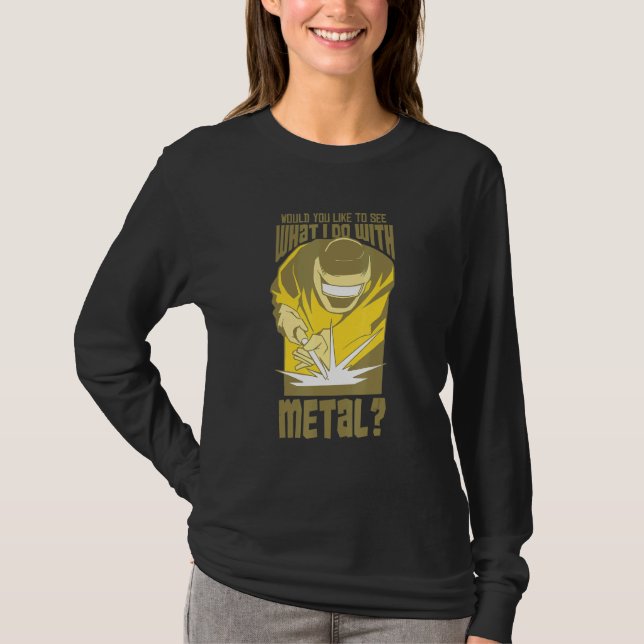 T-shirt Casque de soudage Dit Pour Soudeurs Soudage 2 (Devant)
