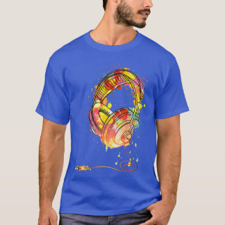 T-shirt Casque DJ Music Sound Premium