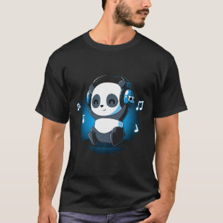 T-shirt Casque Dj Panda