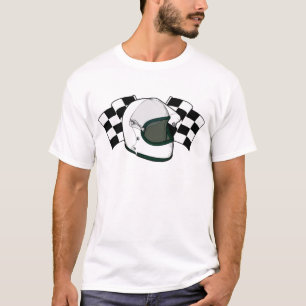 T-shirt Casque et drapeaux