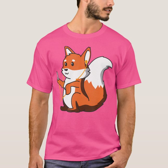 T-shirt Casque Fox Fox amis (Devant)
