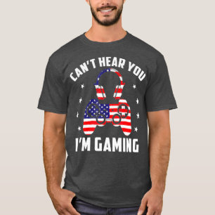 T-shirt Casque Gamer Cant Vous Entendre Im Gaming Memorial