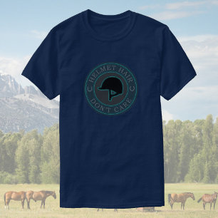 T-shirt Casque Hair Don't care - Casque Equestre Anglais