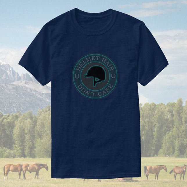 T-shirt Casque Hair Don't care - Casque Equestre Anglais (Créateur téléchargé)