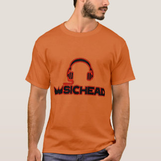 T-shirt Casque musical rétro