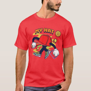 T-shirt Casque personnage rouge vintage 90 s rétro