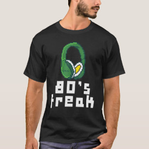 T-shirt Casque Pixelated 80's Freak Retro Vintage