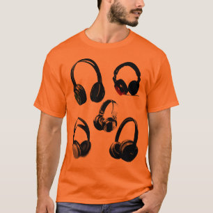 T-shirt Casque Silhouettes Pop Art