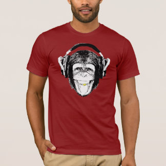 T-shirt casque singe
