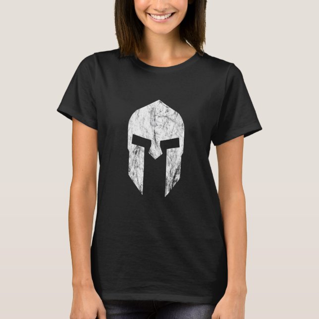 T-shirt Casque Spartan Gladiator Casque Sparta Guerrier (Devant)