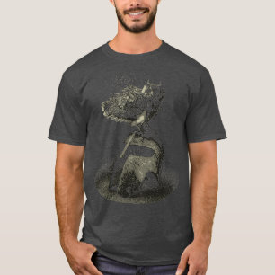 T-shirt Casque Spartan Spartan Owl chevalier Patriot