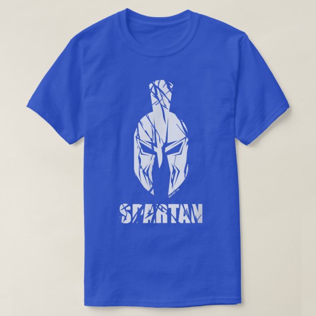 T-shirt Casque SpartanSpartanGymnase Motivation Fitness di (Design devant)