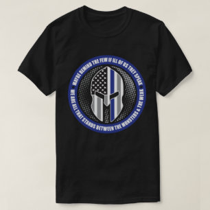 T-shirt Casque spartiate de la Ligne bleue