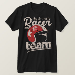 T-shirt Casque vintage Pro racer