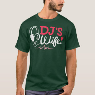 T-shirt Casques Disque Jockey Music Lover DJ's Amusants Fe