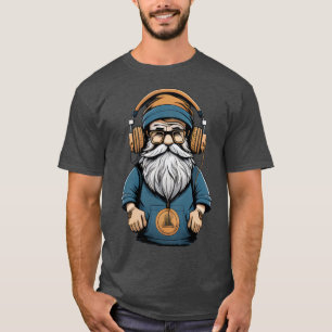 T-shirt Casques Hipster Gnome