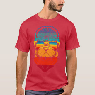 T-shirt Casques rétro Carlin chien