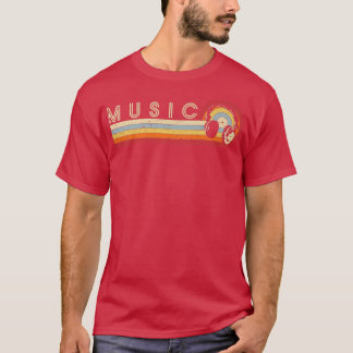 T-shirt Casques Retro Cool Musique Vintage Lover Rap Prod
