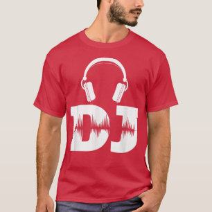 T-shirt Casques Techno DJ Musique