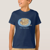 casquette bleu et tarte aux pommes de personnage