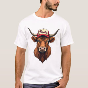 T-shirt Casquette de camionneur western Vintage Howdy High